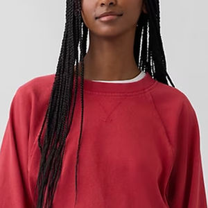 Sudadera con Logotipo Personalizado / Diseño de Hombros Caídos para Mujer, para Uso en Exteriores, con Cuello Redondo y Material Cómodo / Diseño Informal - Product Image 2