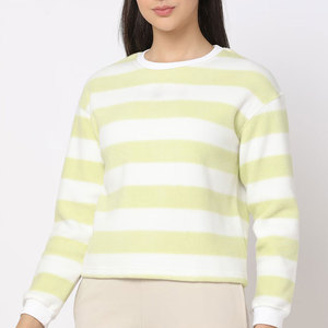 Nouveau sweat-shirt pour femme avec uni à la mode à manches longues personnalisé couleur unie polaire Fitness pas cher prix élégant femmes sweat - Product Image 1