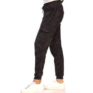 Nouveauté Pantalon de jogging droit pour hommes Taille élastique Décontracté Léger Toile Vente directe d'usine Teint uni pour le confort - Product Image 3