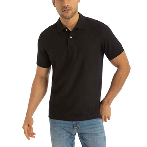 Top qualité été 100% coton personnalisé brodé Logo hommes Polo T-Shirt extérieur boutonné décontracté hauts hommes polos - Product Image 1
