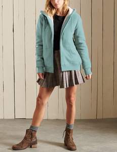 Sweat-shirt à capuche doublé Sherpa décontracté avec fermeture éclair pour hommes, manteau, vêtements d'extérieur confortables - Product Image 2