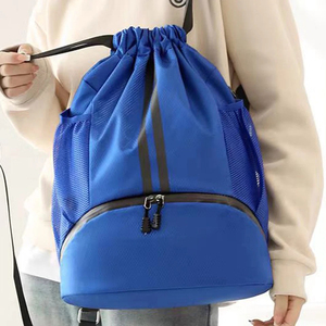 Custom Polyester Folding <b>Waterproof</b> <b>Drawstring</b> <b>Bag</b> Sport Draw Gym String <b>Bag</b> for Outdoor Casual Gym <b>Drawstring</b> <b>Bags</b> Backpack - Product Image 6