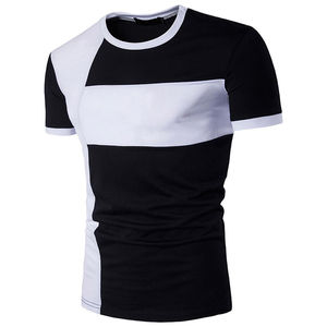 เสื้อยืดผ้าฝ้าย100% ของผู้ชายเสื้อยืดลำลองไซส์ใหญ่พิเศษพิมพ์ลายถักทรงเปล่าสำหรับ240gsm - Product Image 1