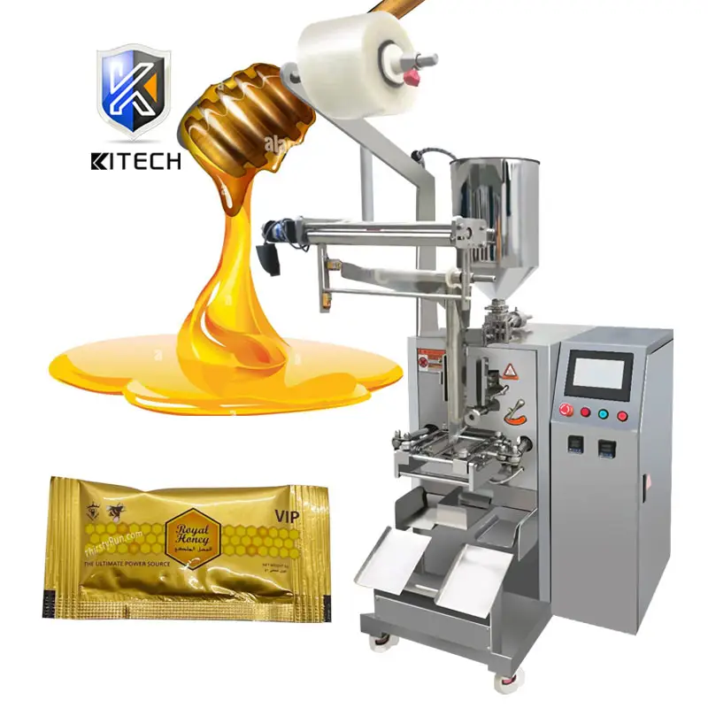 Multifunctionele 5Ml 50Ml 200Ml 100Ml Automatische Pouch Packet Vloeibare Olie Honing Verpakking Machine Prijs