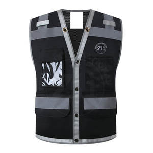 Dernier design, gilet de sécurité réfléchissant haute visibilité, couleur unie, respirant, personnalisable, imperméable, vente en gros - Product Image 1