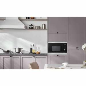 Horno Microondas Integrado Continental Edison de Acero Inoxidable con Fuente de Alimentación Eléctrica - Product Image 1