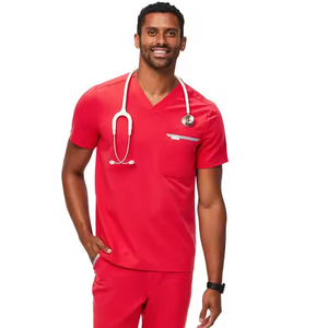 Vêtements d'été unisexes en spandex de haute qualité pour hôpitaux uniformes d'infirmières médicales vente en gros de vêtements de médecin - Product Image 2