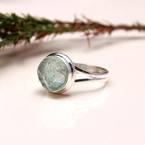 Anillo de joyería hecho a mano, joyería de estilo bohemio, aguamarina azul Natural Druzy, piedra preciosa de Plata de Ley 925 sólida, joyería de sello 925 - Product Image 3