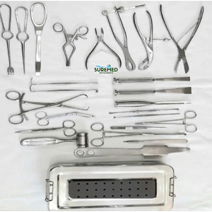 Kit Básico de Cirugía Ortopédica, Instrumentos Quirúrgicos Ortopédicos, Kit Básico de Cirugía Ortopédica de 25 Piezas, Juego de Grado Alemán - Product Image 1