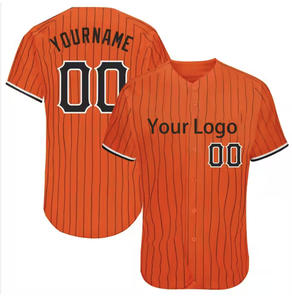 Camisas impresas con logotipo personalizado de fábrica de alta calidad, venta al por mayor, uniformes de béisbol unisex transpirables de Estilo Mexicano Americano - Product Image 1