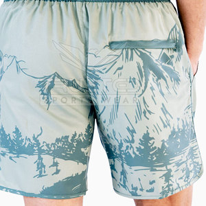 Pantalones cortos de sublimación para correr con logotipo personalizado, el mejor entrenamiento, atlético, poliéster, algodón, ropa informal para hombres, pantalones cortos de sublimación - Product Image 3