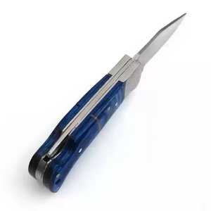 Cuchillo de bolsillo plegable de supervivencia al aire libre multifuncional hecho a mano personalizado mejor precio cuchillos plegables mango de madera - Product Image 6