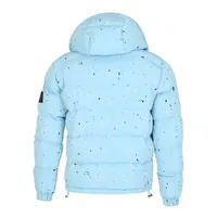 Blousons matelassés légers et confortables pour hommes, imperméables, respirants, à séchage rapide, à capuche, col montant, en microfibre, pour l'hiver