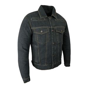 Nouvelle veste en jean à manches longues pour hommes de taille adulte à la mode/Veste en jean pour hommes imprimée de logo personnalisé de haute qualité à bas prix - Product Image 1