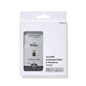 Porta Badge e Accessori Sostenibile in RPET Tanil, Supporto per Gadget Ecologico - Product Image 2