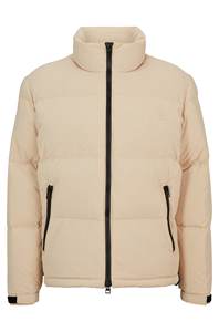 Veste matelassée en tissu de toile rembourrée de coton, logo personnalisé, style urbain, hiver, homme, rose brillant, imperméable, à capuche - Product Image 4