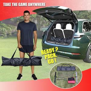 Mini Pickleball Dink Net Rebounder Entraîneur de pratique pour maîtriser la balle de cornichon, le tennis, le badminton, l'équipement domestique Portable - Product Image 5