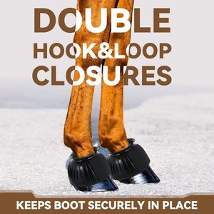 รองเท้าบูททรงกระดิ่งป้องกันม้าสำหรับแข่งขี่ม้าใช้วัสดุยาง/ไนลอนนีโอพรีนทำได้ออกแบบสีสไตล์อังกฤษได้ตามต้องการ - Product Image 6