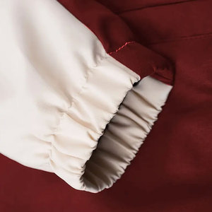 Ensemble veste et pantalon zippés à blocs de couleurs pour hommes-Ensemble deux pièces de vêtements de sport décontractés avec col montant - Product Image 4