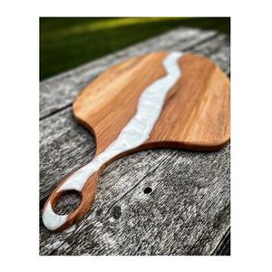 Tabla de cortar de madera y resina de Venta caliente de lujo Fabricante y exportador Utensilios de cocina Tabla de cortar queso Proveedor de charcutería - Product Image 1