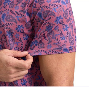 Patrón sólido de secado rápido para hombre para camiseta Polo personalizado 100% tela de algodón transpirable con diseño de bordado - Product Image 6