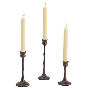 Décoration de table finie antique Meilleur prix de gros pour le nouveau dernier bougeoir en aluminium Pilier Stick Stand Metal - Product Image 3