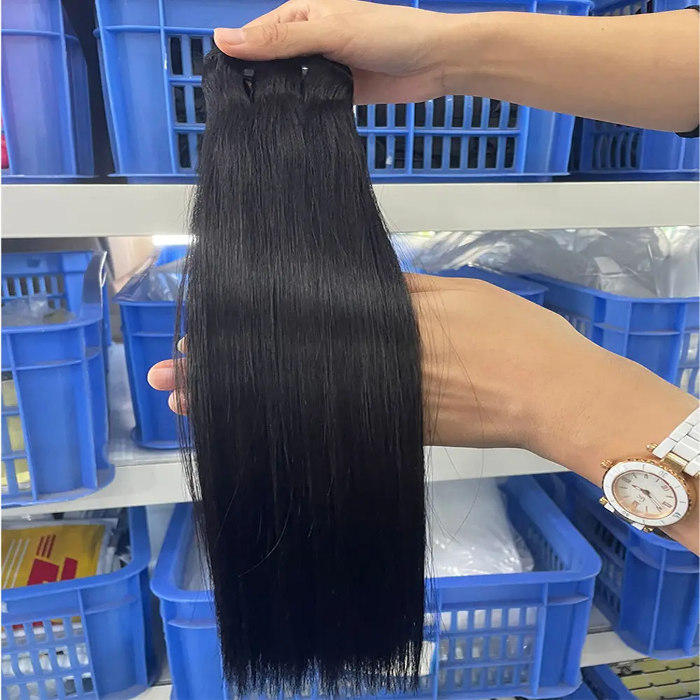 Free Sample Closure HD Frontal Real Human Hair Bundles Cuticle Aligned Vietnamese Raw Hair Bundles