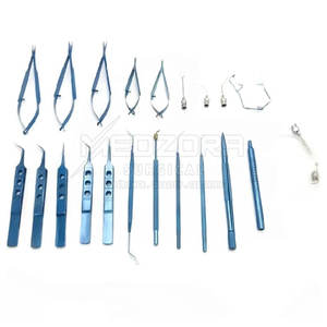 Juego completo de instrumentos oftálmicos manuales para examen ocular y Cirugía de alta precisión reutilizable y ecológico - Product Image 2