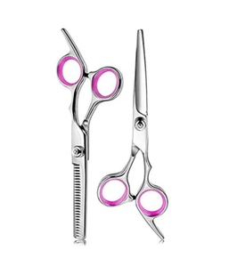 ปลายใบมีดปลายแหลมปลายแหลมสำหรับชายและหญิงกรรไกรตัดผมสเตนเลสสตีลสีน้ำเงิน - Product Image 2