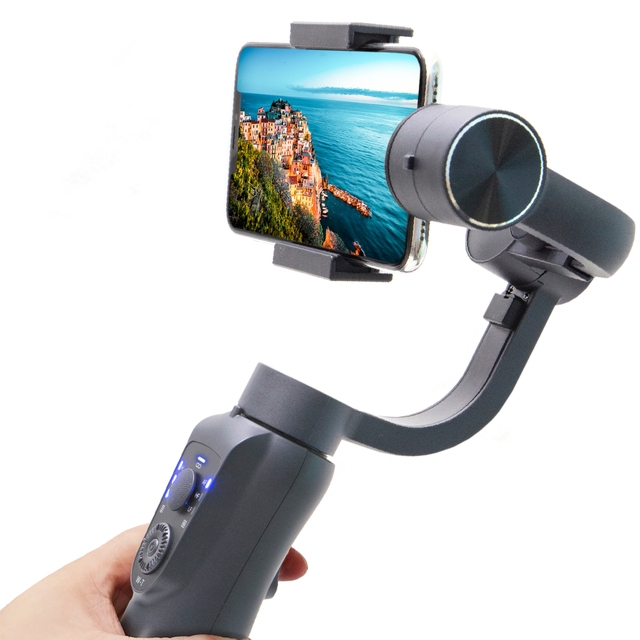 Factory Supply Smooth 3 Axis Gimbal Stabilizers S5B for Mobile and Action Camera with Long Lifetime