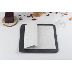 Servilletas Grises con Estampado Capri de 40x40cm, Bambulux Eco, 480 Unidades, B2B - Product Image 1