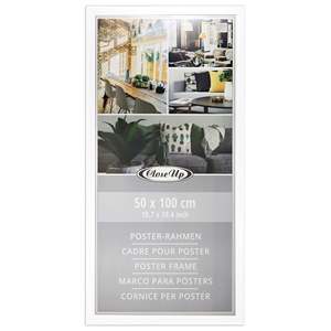 กรอบรูปกระจกสีขาวขนาด 50 x 100 ซม. สำหรับโชว์โปสเตอร์ ใช้ได้ทั้งที่บ้าน สำนักงาน หรือห้องแสดงผลงาน - Product Image 1