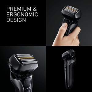 Afeitadora Eléctrica Rotativa de 5 Cuchillas para Hombre, con Base de Carga y Limpieza, Resistente al Agua IPX7, Lavable - Product Image 5