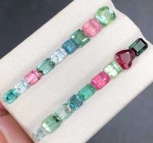 Lote de zafiro múltiple Natural vibrante, colores de arcoíris de piedras preciosas, Ideal para anillos, colgantes, pendientes, pulseras y joyería fina y hermosa - Product Image 1