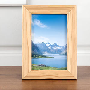 Customizable <b>Rustic</b> Natural Wood Photo <b>Frame</b> Eco-Friendly Rectangular Modern Home Decor Displaying Photos Artwork DIY Projects - Product Image 3