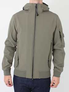 Lo último en chaqueta de concha suave con cuello de tortuga para hombre, chaqueta cortavientos de concha suave con cremallera, chaqueta impermeable táctica de talla grande para hombre con capucha - Product Image 5