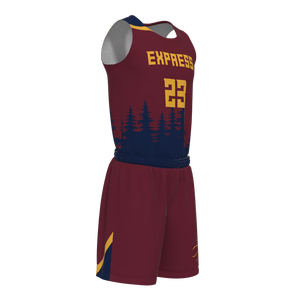 Concevez Votre Propre Ensemble d'Uniformes de Basketball Personnalisés, Uniformes de Basketball de Haute Qualité pour Adultes, Ensemble Complet pour Équipe, Respirant et Anti-Transpiration - Product Image 2