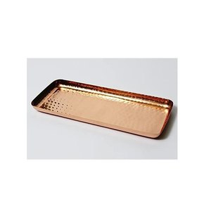 Bandeja de Servicio de Alimentos de Metal de la Mejor Calidad con Mango de Resina, Diseño Moderno, Color Dorado, Bandeja de Servicio de Alimentos en India - Product Image 6