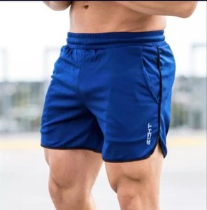 Short pour hommes en tissu polyester, short en maille doux à séchage rapide, service OEM disponible, joggeurs, fitness, athlétique, entraînement, gym - Product Image 2