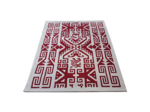 พรมปูพื้นผ้าฝ้ายถักมือแบบถักทอสำหรับตกแต่งห้องนั่งเล่น - Product Image 6