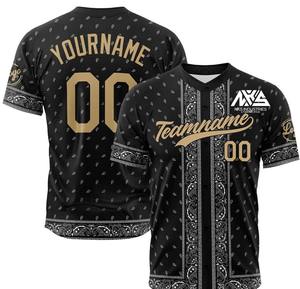 เสื้อกีฬาเบสบอลและซอฟต์บอลสำหรับผู้ชายเสื้อกีฬาระบายอากาศได้ตามสั่งเทคนิคการระเหิดสำหรับเครื่องแบบทีม - Product Image 1