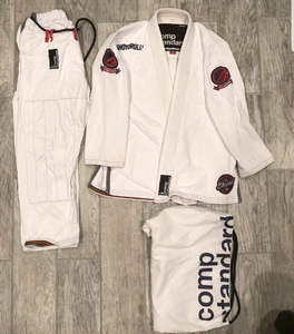 ชุดยูโด/บราซิลเลียนยิวยิตสู (BJJ Gi) ผ้าคอตตอน 100% ระบายอากาศได้ดี ทนทาน สีและโลโก้สั่งทำได้ คุณภาพสูง ขายส่ง รับผลิตตามสั่ง - Product Image 4