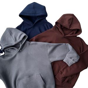 Sweat à capuche numérique en polaire personnalisé de haute qualité pour l'hiver, 400-450 GSM, en coton épais, coupe oversize à épaules tombantes, style streetwear pour hommes et femmes - Product Image 1