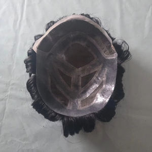 Taz Hair MGM Model Perruque Toupet pour Homme en Cheveux Humains Remy Indiens, Lace Front, Ondulation Water Wave, Souple, Systèmes de Prothèses Capillaires - Product Image 3