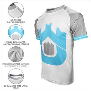 Vêtements personnalisés, marque privée, t-shirt pour homme, short d'été respirant avec coupe surdimensionnée, produit le plus vendu - Product Image 6