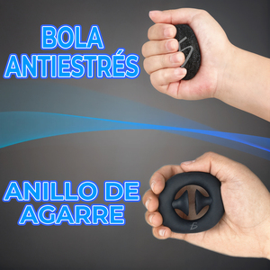 Kit Impugnatura in Silicone 6-in-1 per Uso Domestico, Attrezzo per Rafforzare la Presa di Mani e Dita, con Contatore Incluso - Product Image 4