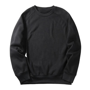 Wholesale High Quality Heavyweight Unisex 100% Cotton Custom Logo Blank Oversized <b>Plain</b> <b>Sweatshirts</b> Men & Women <b>Sweatshirts</b> 2027 - Product Image 3