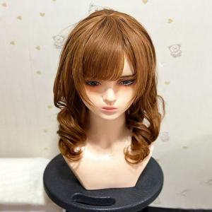 Perruque courte bob en cheveux humains, coupe pixie avec frange, sans colle, légère, pour usage quotidien - Product Image 1