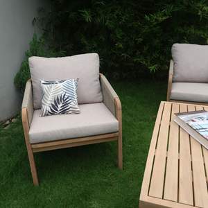 Personnalisé moderne minimaliste en bois massif écologique ensemble de canapé table basse pour l'extérieur personnalisable couleur logo de haute qualité - Product Image 3