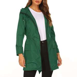 Veste coupe-vent unisexe en polyester imperméable, respirante, pour adulte, coupe-vent, coupe ajustée 2025 pour femme - Product Image 5